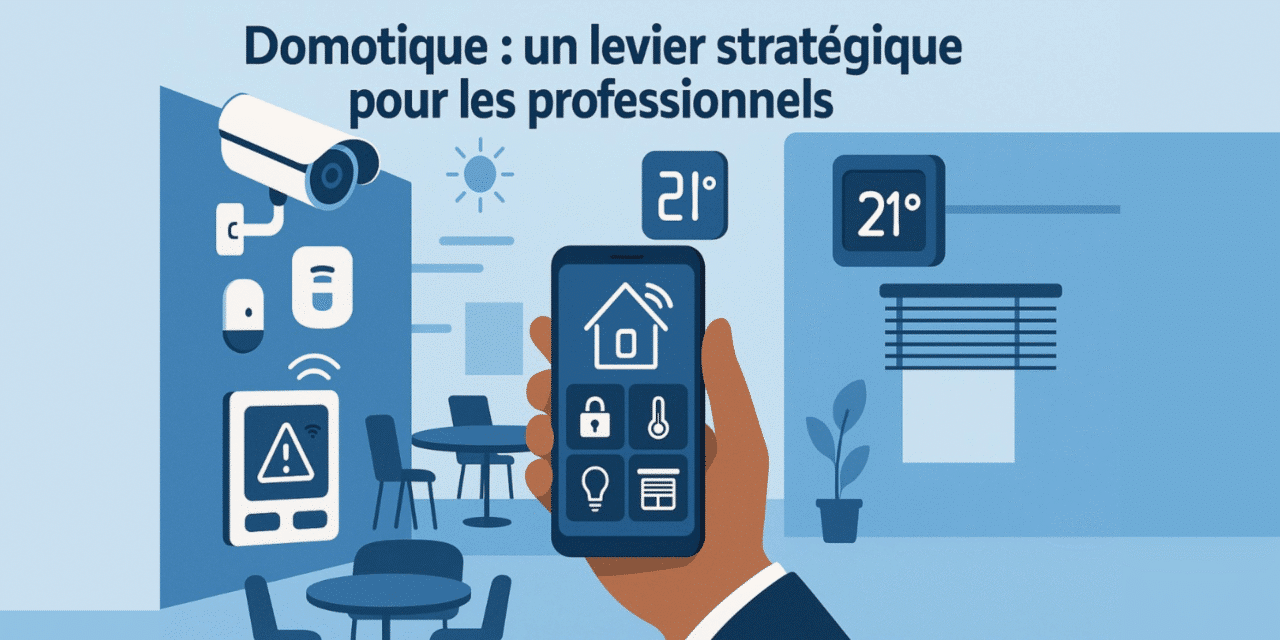 La domotique : un levier stratégique pour les professionnels